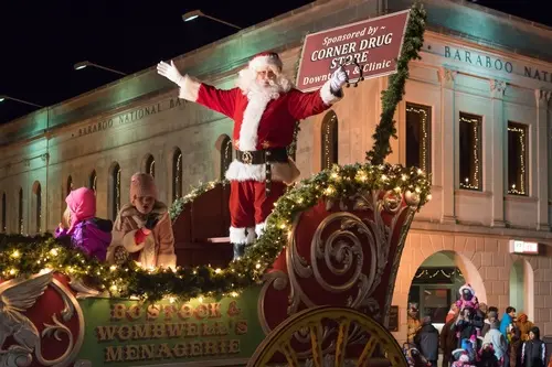 Downtown Baraboo Christmas Light Parade