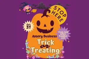 Amery Trick or Treating