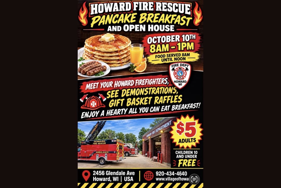 Pancake & Porkie Breakfast and Open House!