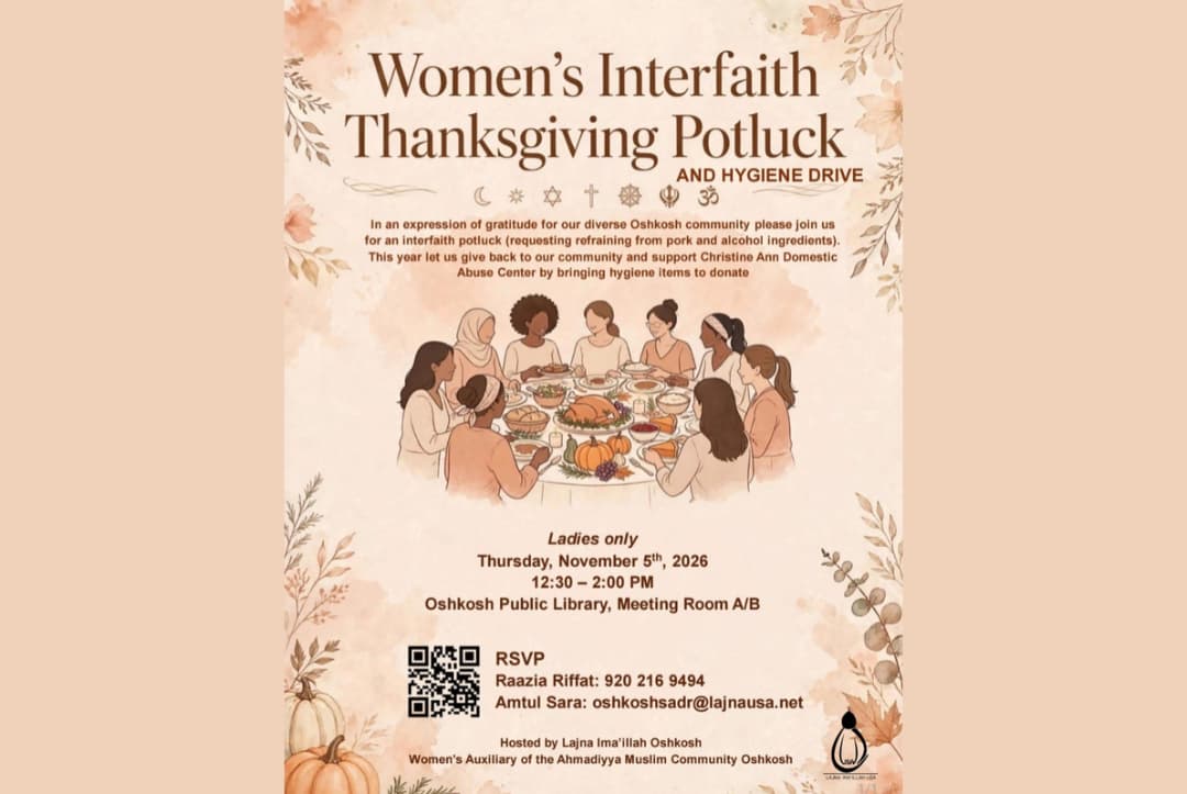 Women's Interfaith Thanksgiving Potluck