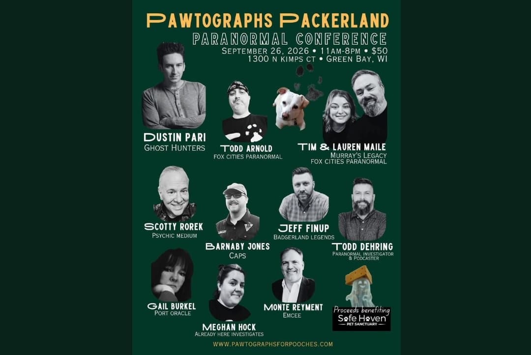 Pawtographs Packerland Paranormal Conference