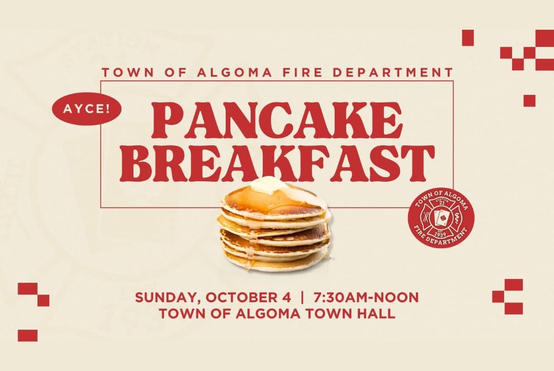 Town of Algoma Fire Department Pancake Breakfast