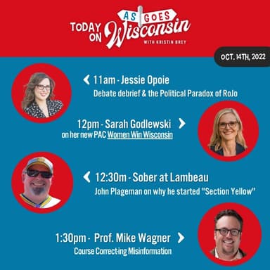 Senate debate, Women Win Wisconsin, and more