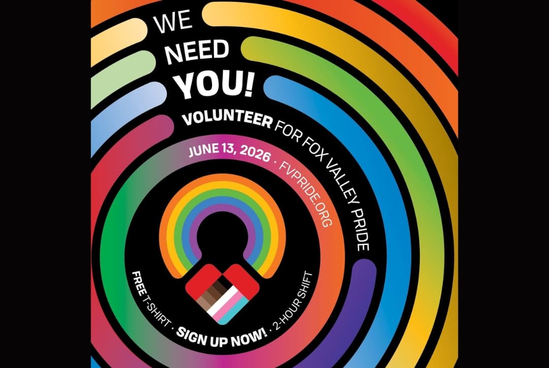 Fox Valley Pride Volunteering Training and T-Shirt Pick Up