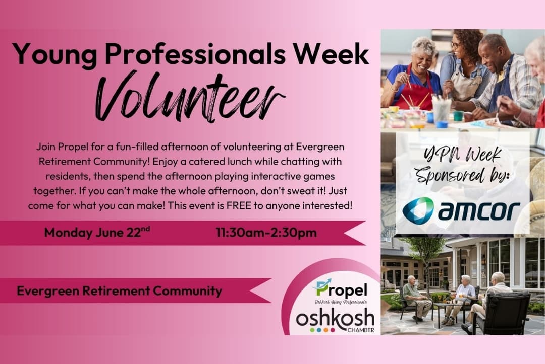 Propel YPN Week Volunteer at Evergreen Retirement