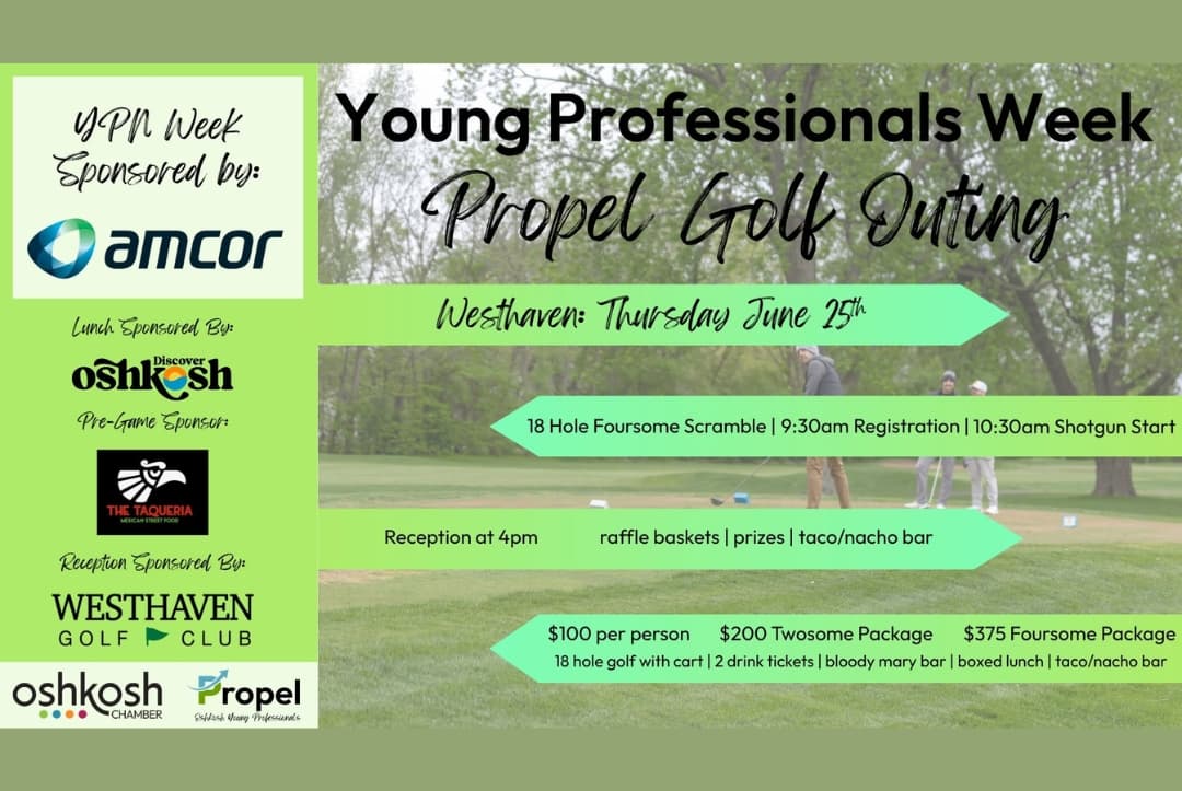 Propel Oshkosh Professionals Network YPN Week: Golf Outing