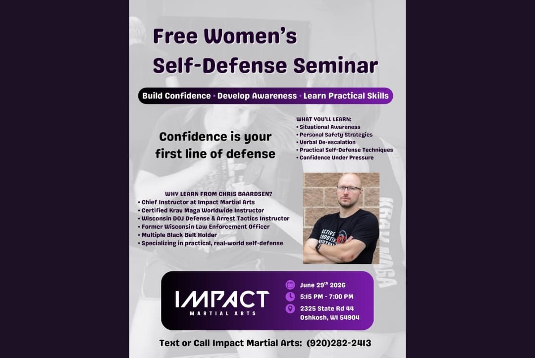 FREE Community Women’s Self Defense & Situational Awareness Seminar