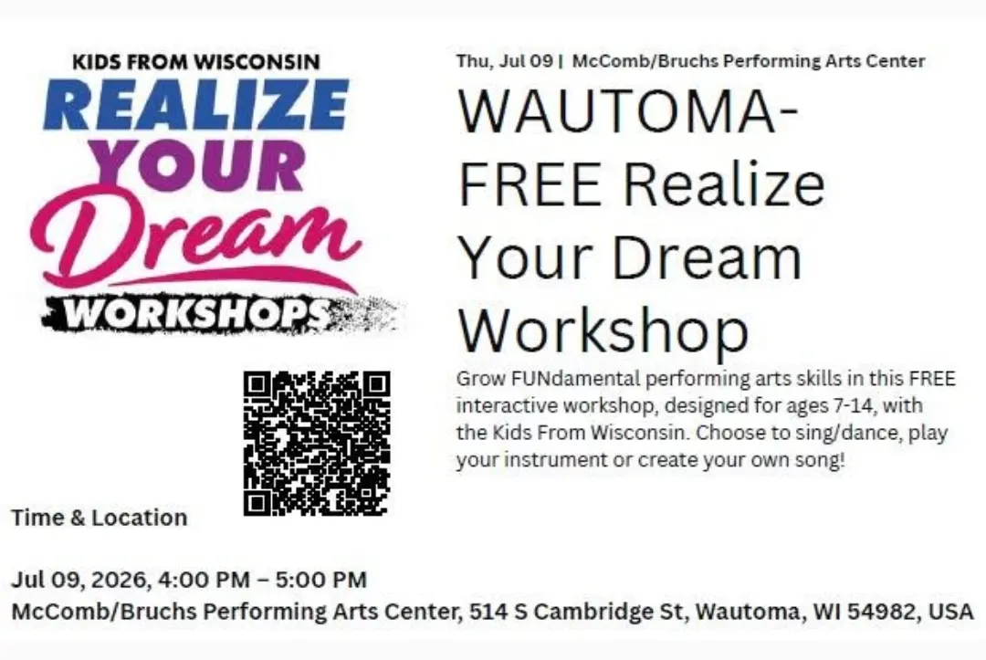 FREE Realize Your Dream Performing Arts Workshop with the Kids From Wisconsin