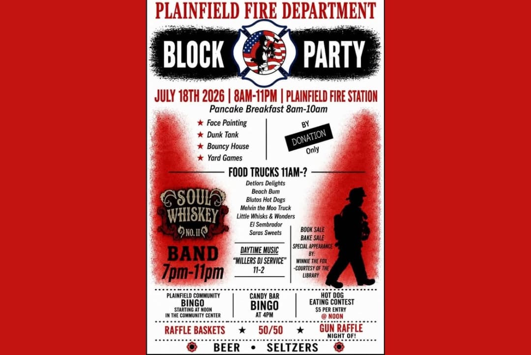 🚒🔥 PLAINFIELD FIRE DEPARTMENT BLOCK PARTY 2026! 🔥🚒