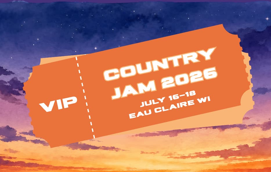 Two 3-day Country Jam VIP Passes