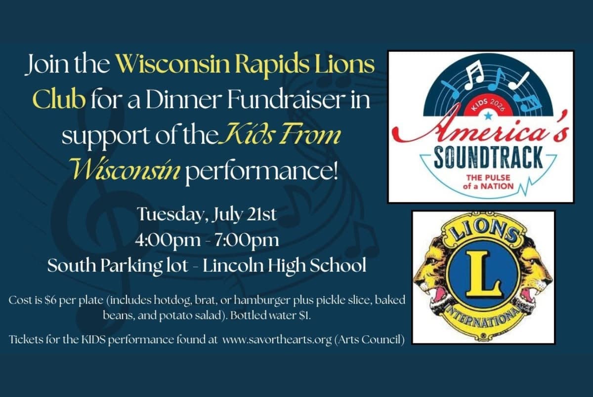 Wis Rapids Lions Club Dinner Fundraiser