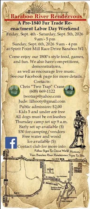 Spirit Lake Mountain Men - Baraboo River Rendezvous