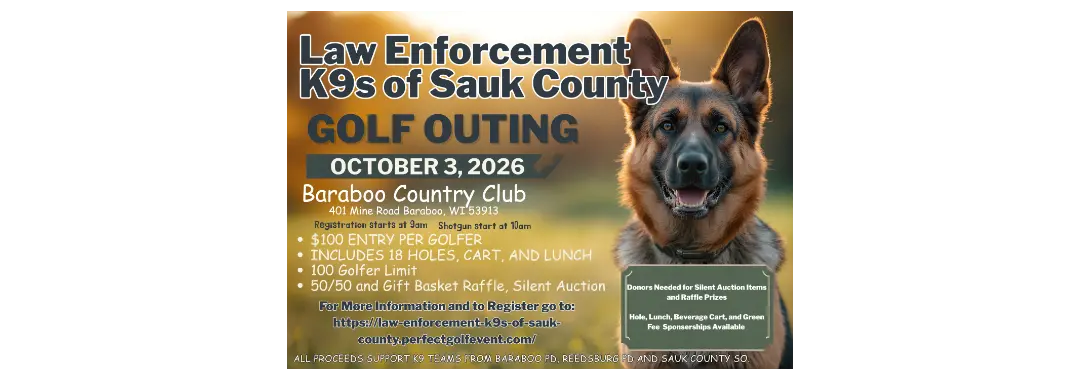 Law Enforcement K9s of Sauk County Golf Outing