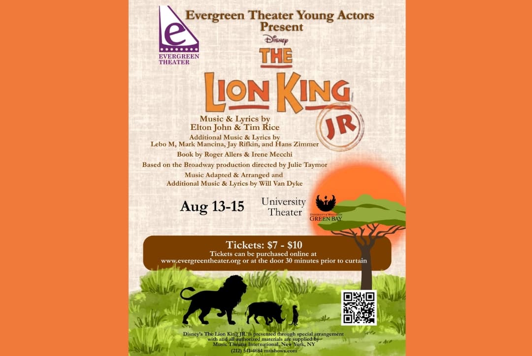 Evergreen's Young Actors present The Lion King Jr.