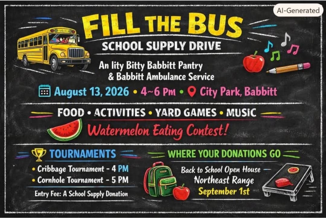 Fill the Bus School Supply Drive