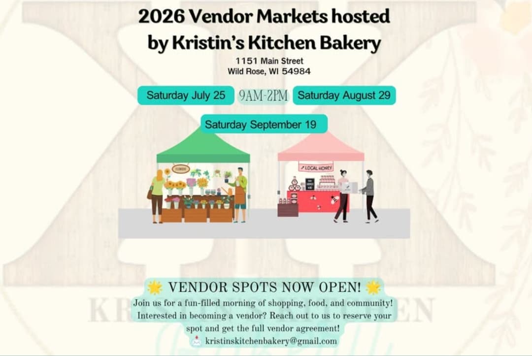 Summer Vendor Market at Kristin’s Kitchen