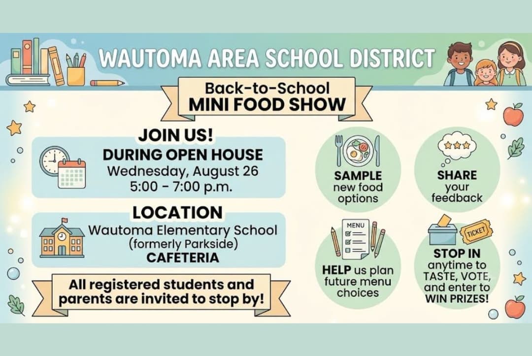 Wautoma Area School District Mini Food Show!