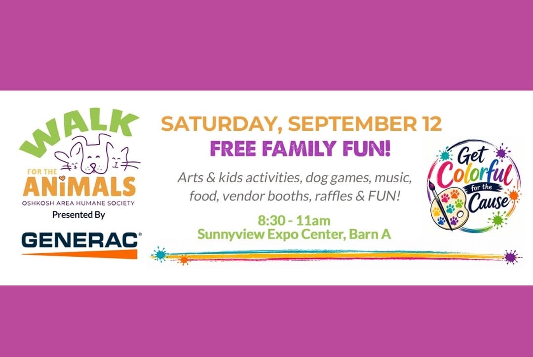 2026 Walk for the Animals: Get Colorful for the Cause