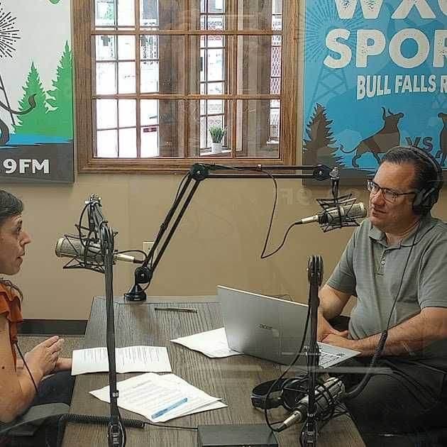 Marathon County Public Library's Robyn Vargas during our local segments of "Mornings with Pat Kreitlow"