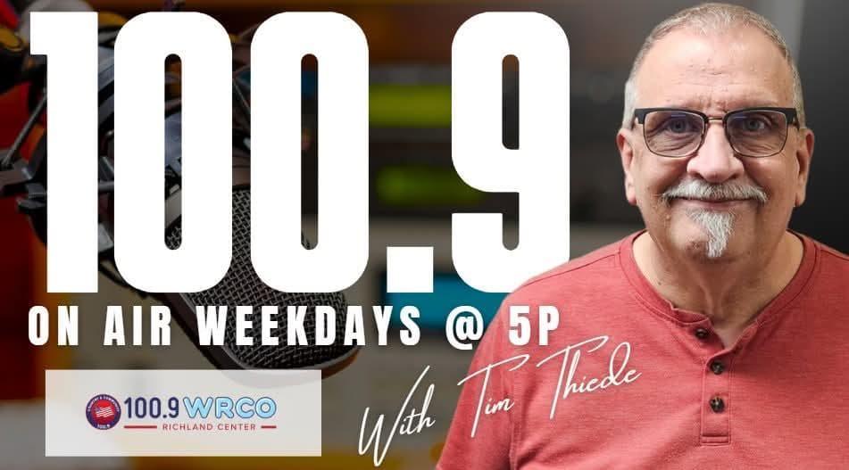 Tim Thiede weeknights from 5 to 8 on WRCO