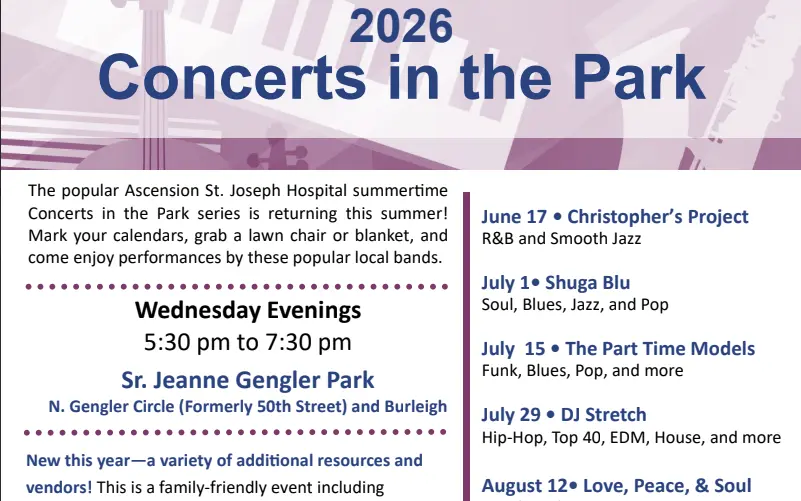 2026 Concerts in the Park