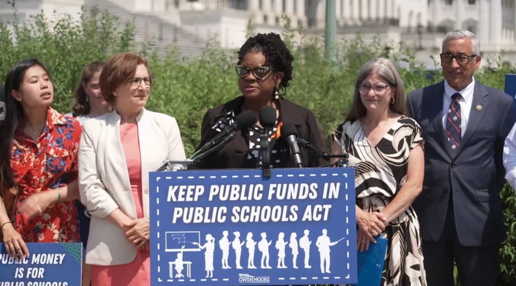Wisconsin Rep. Gwen Moore introduces bill to repeal federal school voucher tax credit
