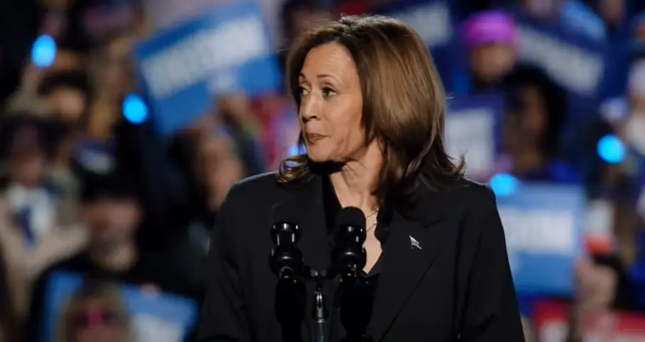 Harris Argues Her Case For Victory During Milwaukee Rally Friday Night
