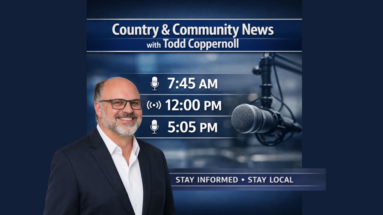 Our News at Noon 7 days a week on WRCO