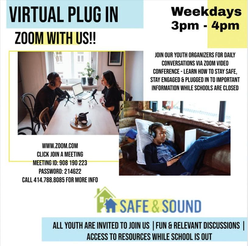 Safe & Sound Continues the Conversation with Local Youth and Community Amidst COVID-19 Pandemic