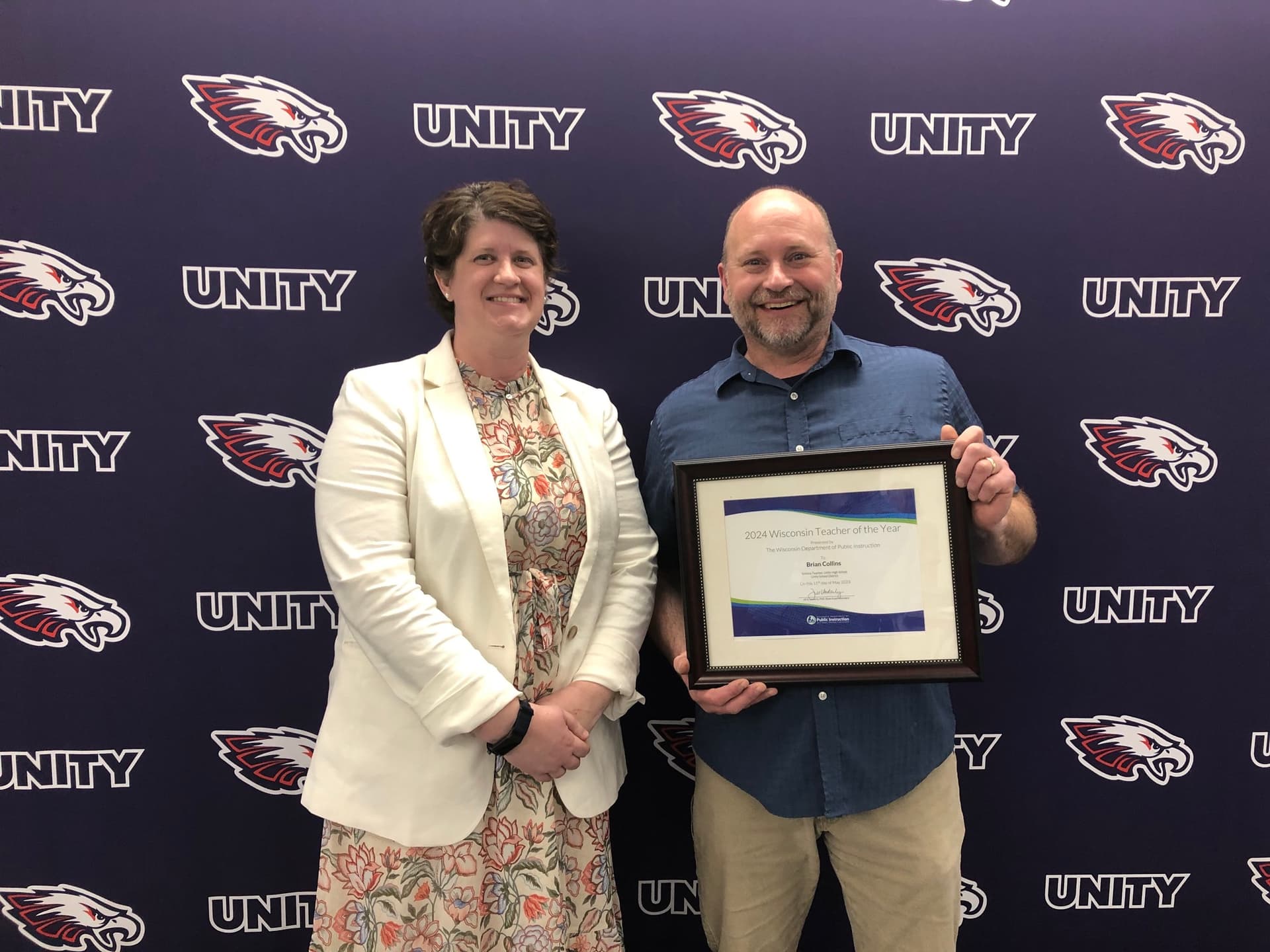 Unity High School science teacher named state’s rep in national program
