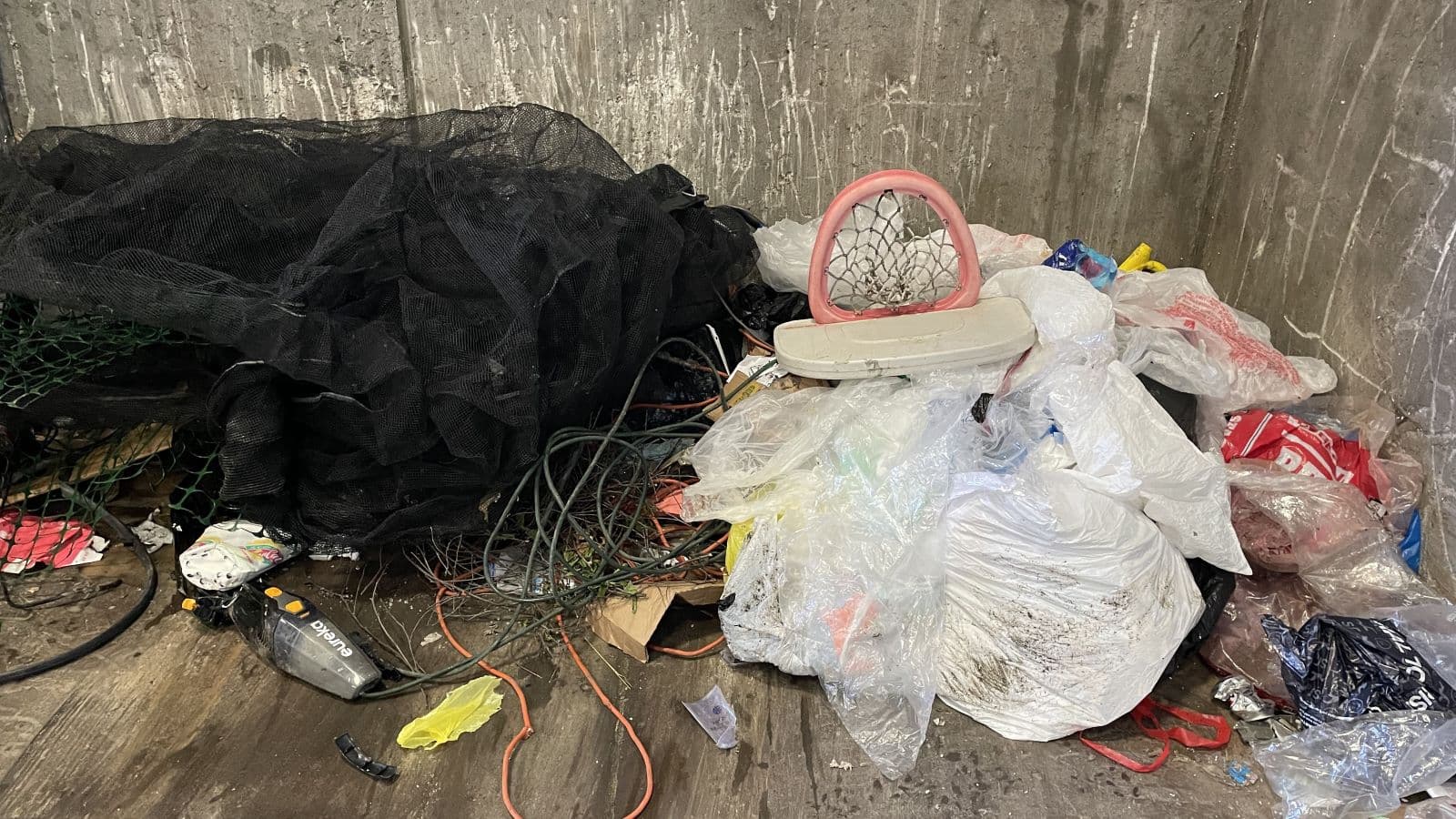Garbage in Recycling Causing Contamination