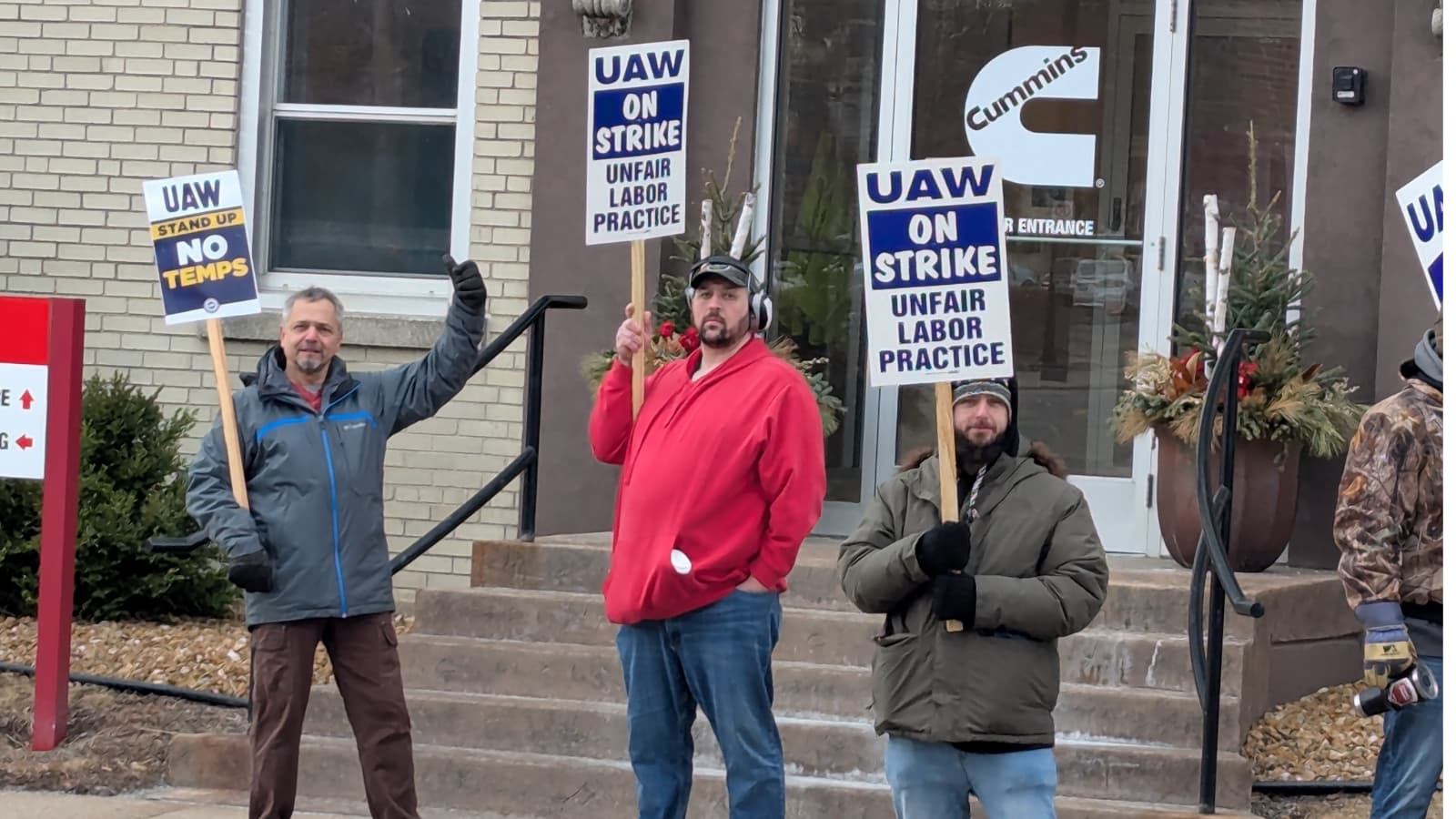 Union Workers Strike at Cummins in Oshkosh