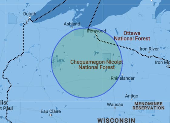 WCQM Coverage Map