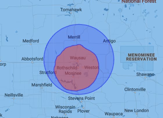 WXCO Coverage Map