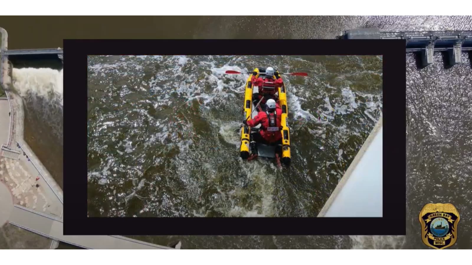 GBPD Dive Team Completes Swiftwater Rescue Training