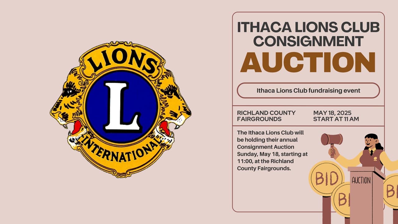 Ithaca Lions to host annual Consignment Auction