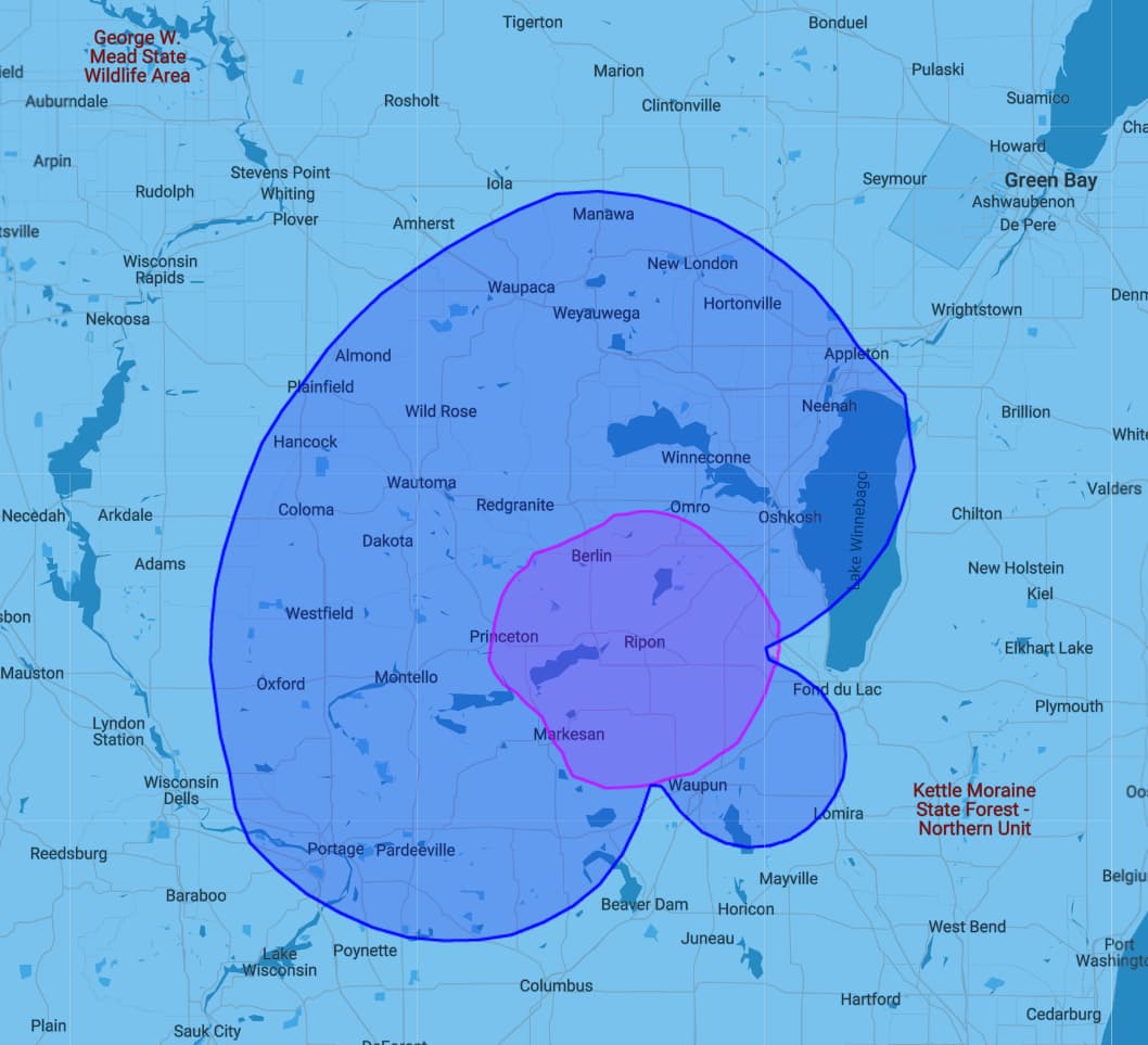 WRPN Coverage Map