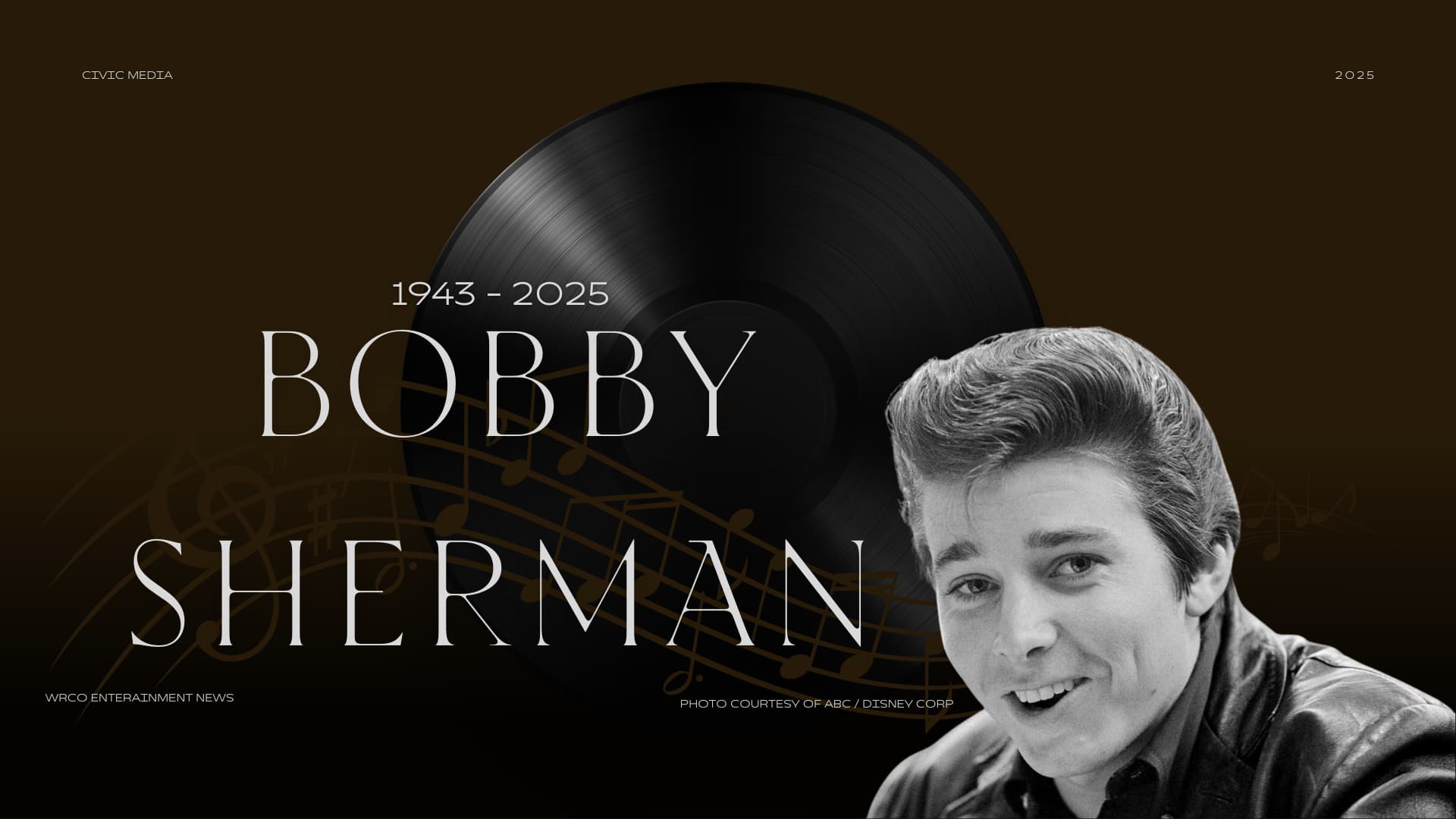 One-time teen idol Bobby Sherman dies, Civic Media remembers him