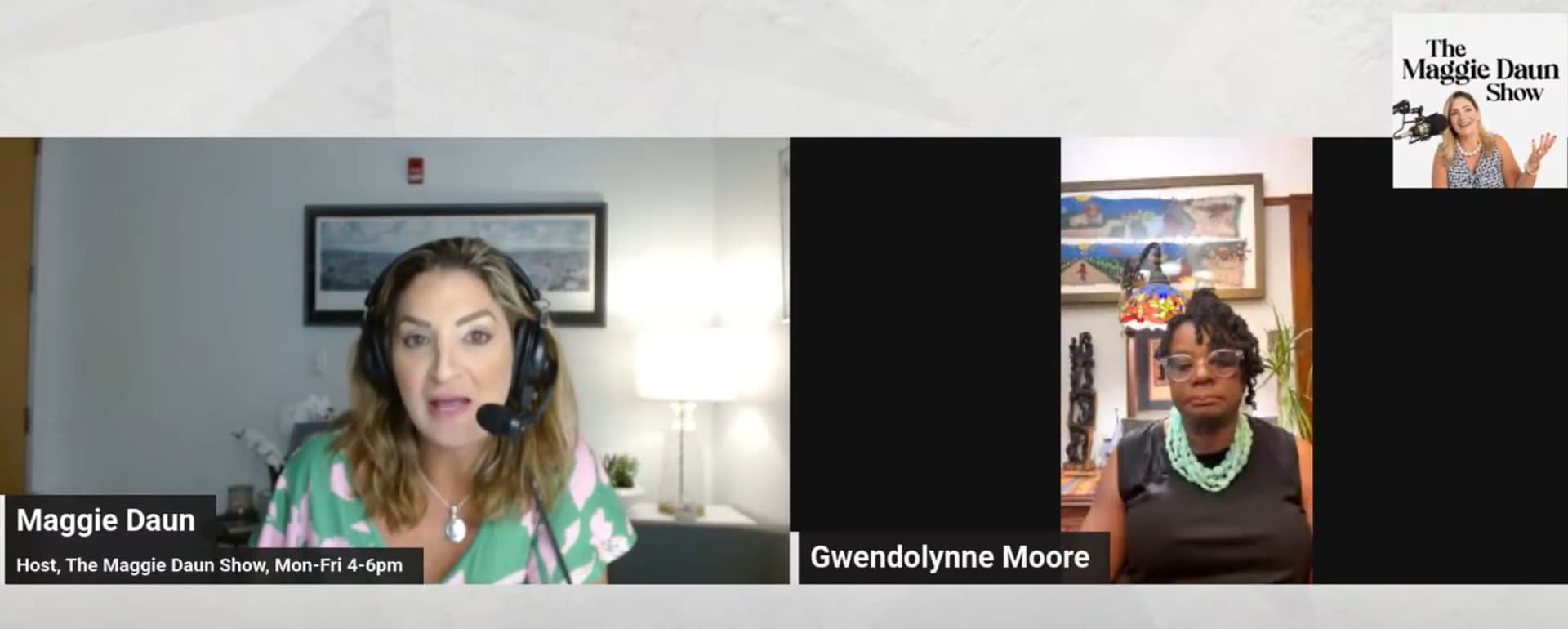 Congresswoman Gwen Moore talks congressional redistricting, political landscape on “The Maggie Daun Show”