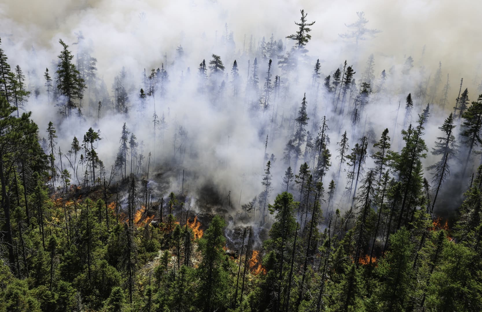 Canadian Wildfire Smoke in Wisconsin Ignites Political Blame Game