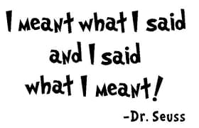 Yep, I said it!