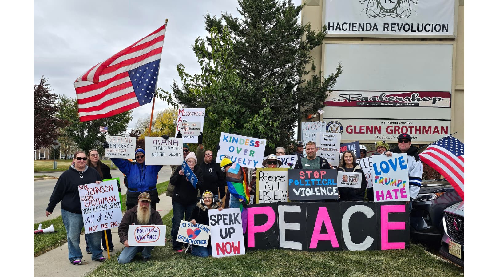 6th CD Candidate calls for end to political violence