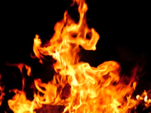 Marshland Fire in Waushara County