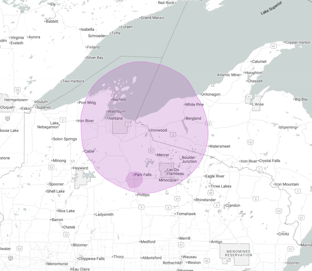 WIMI Coverage Map