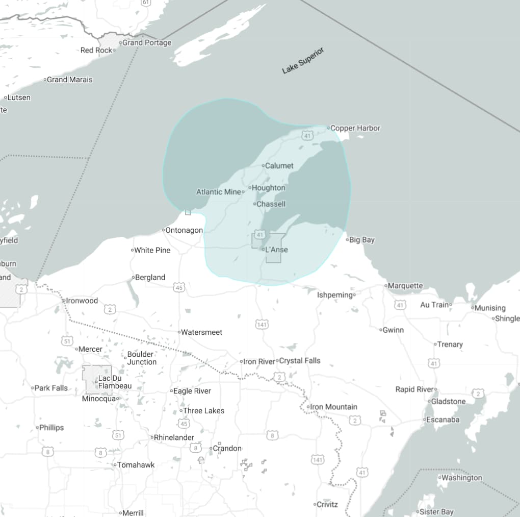 WKMJ Coverage Map