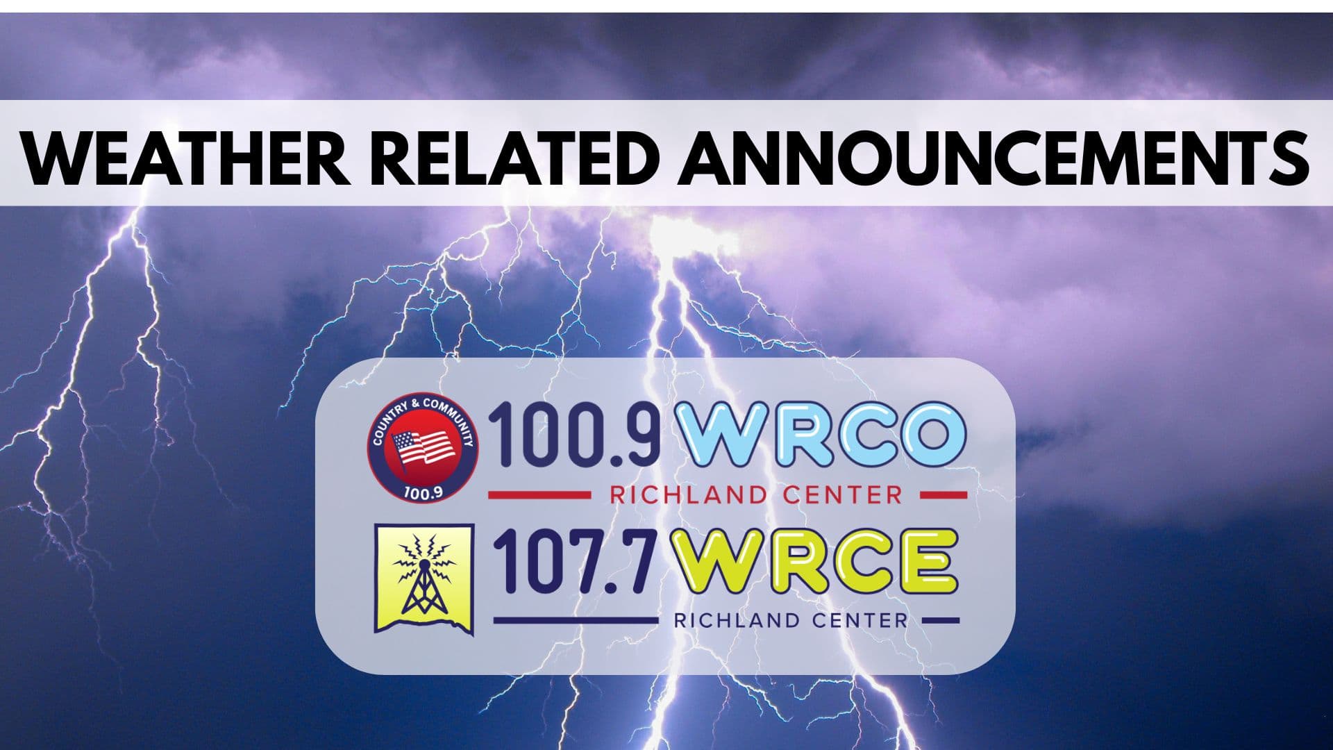 Weather related announcements for Southwest Wisconsin