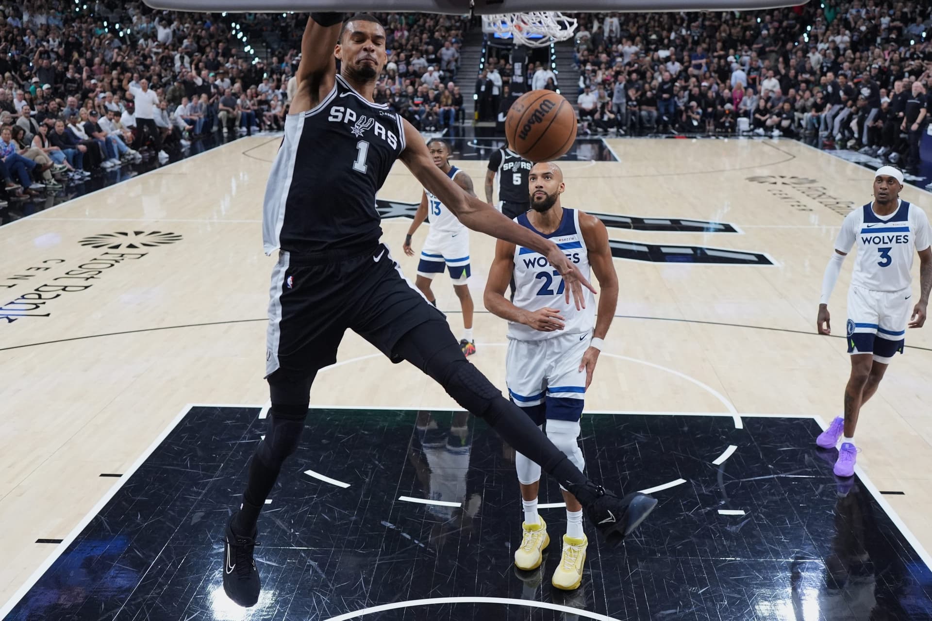 Wolves fall apart in Game 5 as Spurs’ skilled big and ‘brutish littles’ dismantle team for second time in a week
