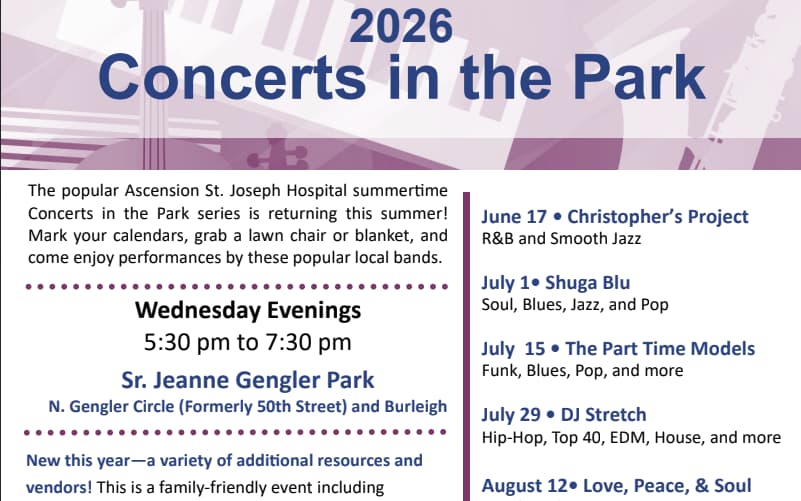 2026 Concerts in the Park