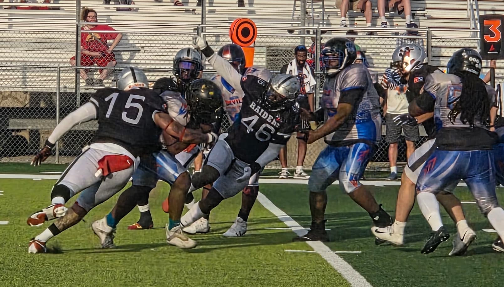 Racine Raiders rout Burlington 55-0 as injuries end game early