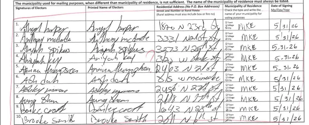 Secretary of State candidate appears to have illegally used man serving felony sentence to gather signatures